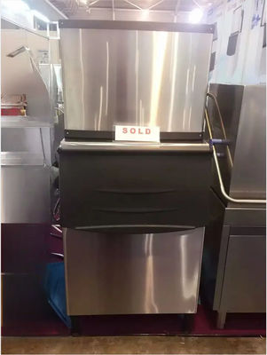 স্বয়ংক্রিয় UV নির্বীজন বরফ মেশিন SK-500P হট স্টেইনলেস স্টীল ছোট ডেজার্ট 500kg