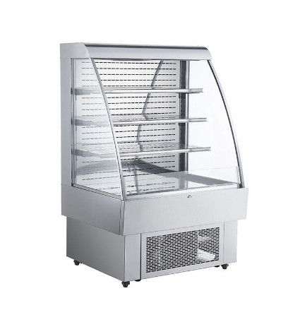 380L R404a R290 চিলার ভেন্টিলেটেড কুলিং সিস্টেম সুপারমার্কেট সুবিধার দোকান